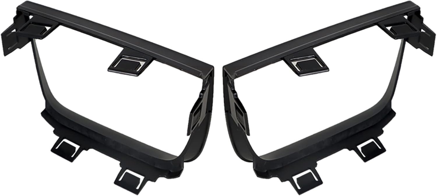 WFLNHB Juego de 4 cubiertas de bisel de luz trasera de repuesto para Chevy Camaro LT LS SS 2010-2013 biseles negros brillantes para el lado del