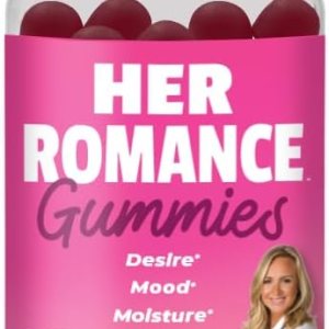 Pharmaganics Dr. Stephanie’s Her Romance – Gomitas para el equilibrio hormonal natural para mujeres, sabor natural a frambuesa Pharmaganics Dr. Stephanie’s Her Romance – Gomitas para el equilibrio hormonal natural para mujeres, sabor natural a frambuesa