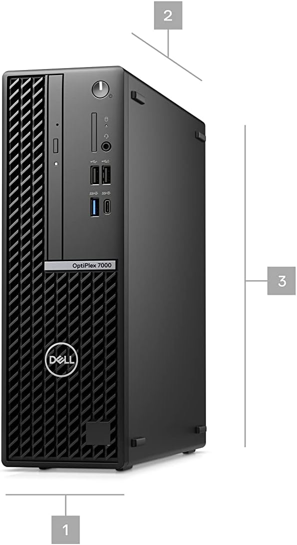 Dell Optiplex 7000 7000 SFF – Escritorio de factor de forma pequeño (2022)  Core i7 – SSD de 256 GB – 16 GB de RAM  8 núcleos a 4.9 GHz Win 10 Home