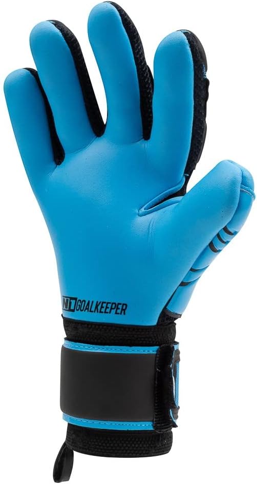 N1 Goalkeeper gloves Beta 2.0 – Guantes de fútbol juvenil con corte negativo y palma de látex alemana. Guantes de portero de fútbol para niños