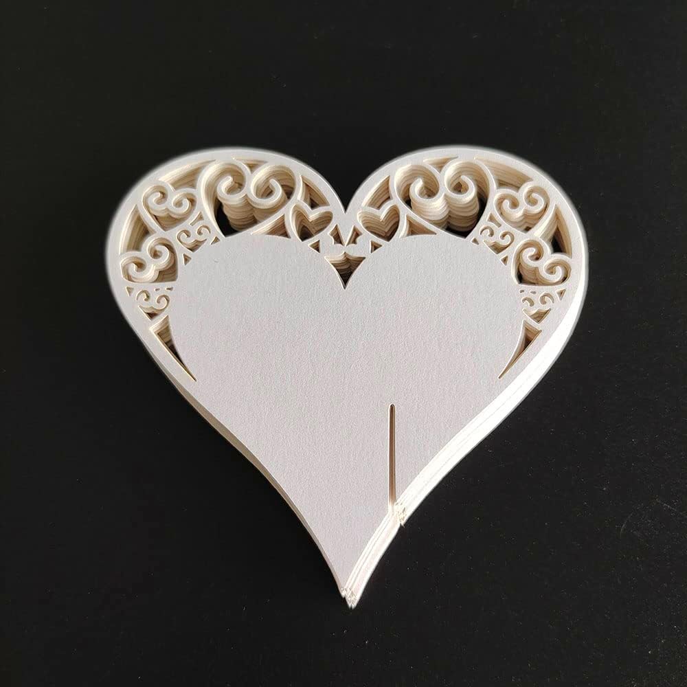 50 tarjetas postales para decoración de copa de vino, con número de mesa en forma de corazón, para bodas, recepciones, aniversarios, fiestas de