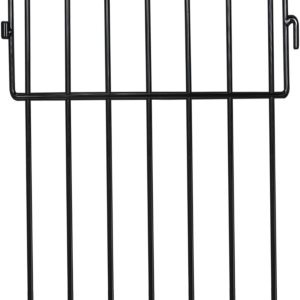 Adavin Valla de barrera de animales negros, paquete de 10 unidades de 12 pulgadas de largo x 15 pulgadas de alto, valla decorativa de jardín sin Adavin Valla de barrera de animales negros, paquete de 10 unidades de 12 pulgadas de largo x 15 pulgadas de alto, valla decorativa de jardín sin