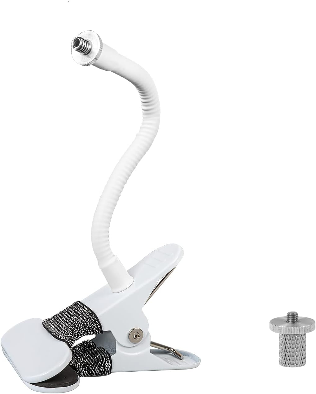 Soporte de pared con clip de cuello de cisne para cámaras Wyze Cam OG y más con orificio roscado de 14″