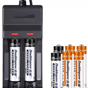 MNB 10440 – Juego de 7 baterías de litio recargables de fosfato de hierro y litio de 3.2 V, 7 baterías recargables MNB 10440 – Juego de 7 baterías de litio recargables de fosfato de hierro y litio de 3.2 V, 7 baterías recargables