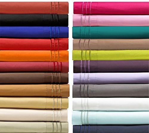Juego de sábanas de lujo de 4 piezas en Tienda! Diseño de calidad egipcia con 1500 hilos Elegant Comfort – Resistente a las arrugas y al descolorido