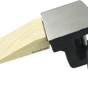 Banco de yunque Pin Clamp Joyeros Bloque de acero y madera Banco de trabajo de fabricación de joyas por JTS Banco de yunque Pin Clamp Joyeros Bloque de acero y madera Banco de trabajo de fabricación de joyas por JTS