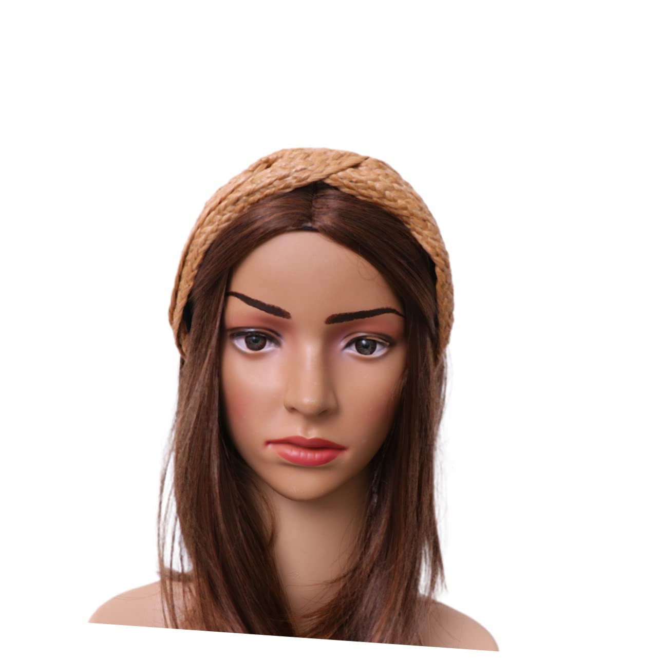 Beaupretty Lazos para el pelo con perlas, bufanda para la cabeza, accesorios para trenzar, diadema de nudo, diadema de nudo, playa, verano,