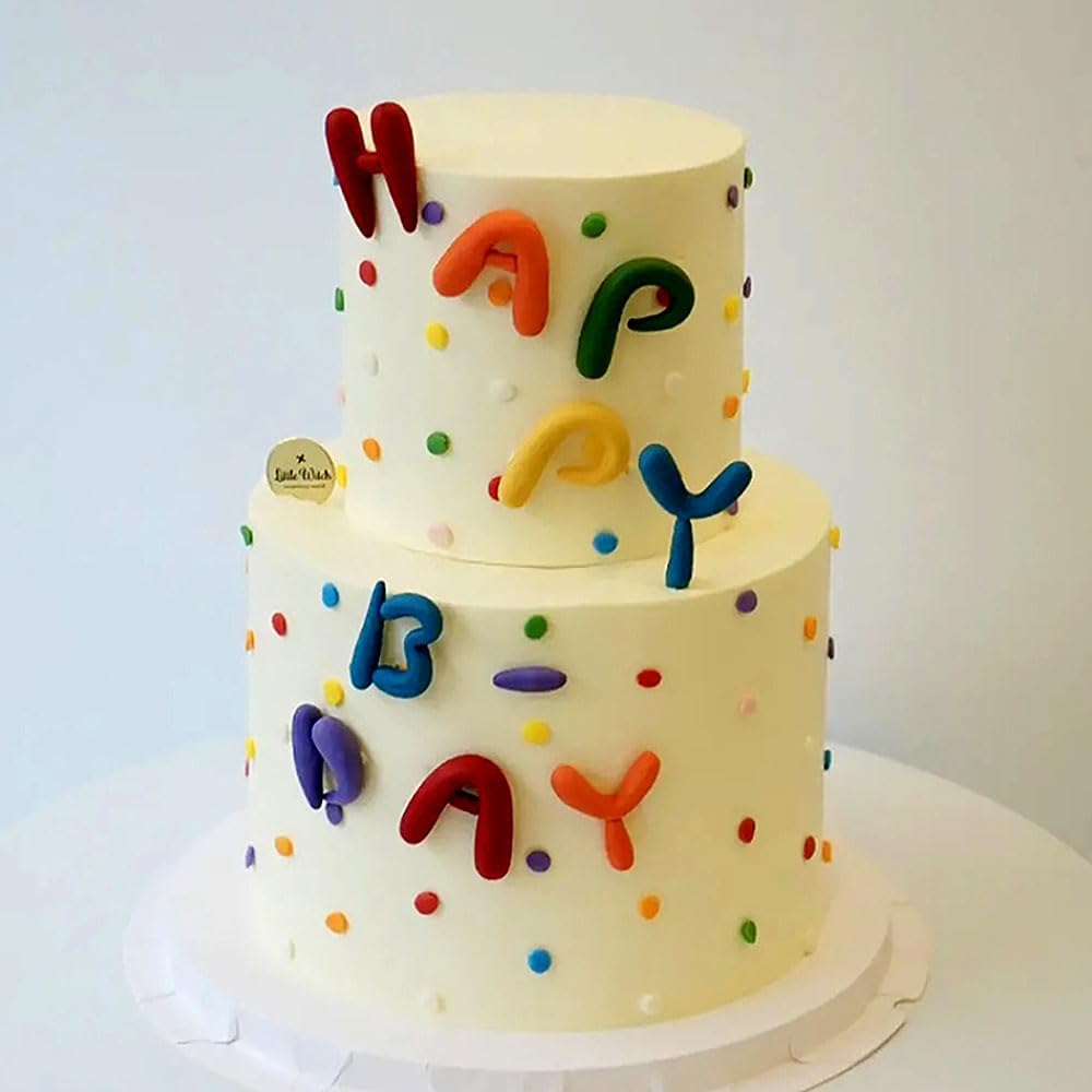 Decoración para tartas de cumpleaños de color caramelo para niñas, decoración de pastel de feliz cumpleaños, decoración de pastel de cumpleaños para