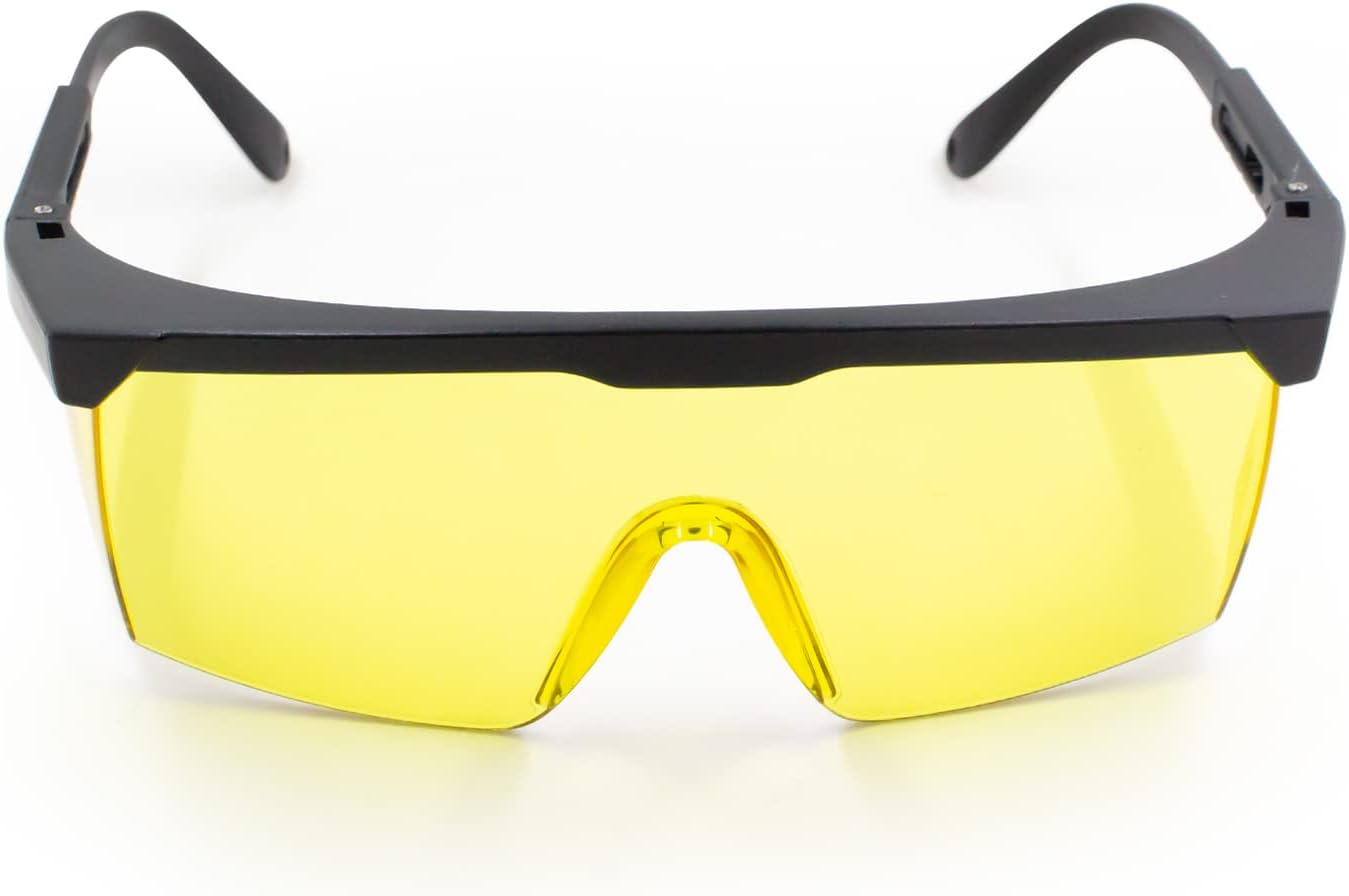 Gafas de seguridad para hombres y mujeres, gafas de trabajo antivaho para marcos ajustables y protección lateral