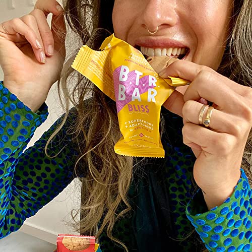 B.T.R. Bar Superfood – Barras de proteína cetogénica, proteína vegana a base de plantas, alimentos bajos en carbohidratos, bajas en calorías, sin