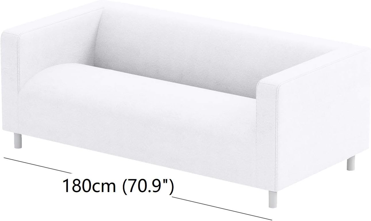 La funda de repuesto para sofá biplaza Klippan es compatible por encargo para la funda de sofá biplaza IKEA Klippan, un reemplazo de funda de sofá.