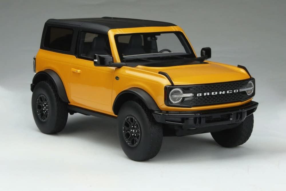 GT Spirit Ford Bronco Wildtrak 2021, Cyber Orange Metallic US044 – Auto de juguete de resina a escala 118