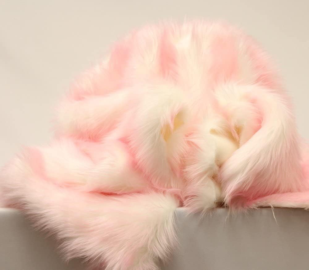 Parches cuadrados peludos de pelo sintético de pelo largo de caramelo de lujo para manualidades, costura, cosplay, disfraz, decoracionesvendido por