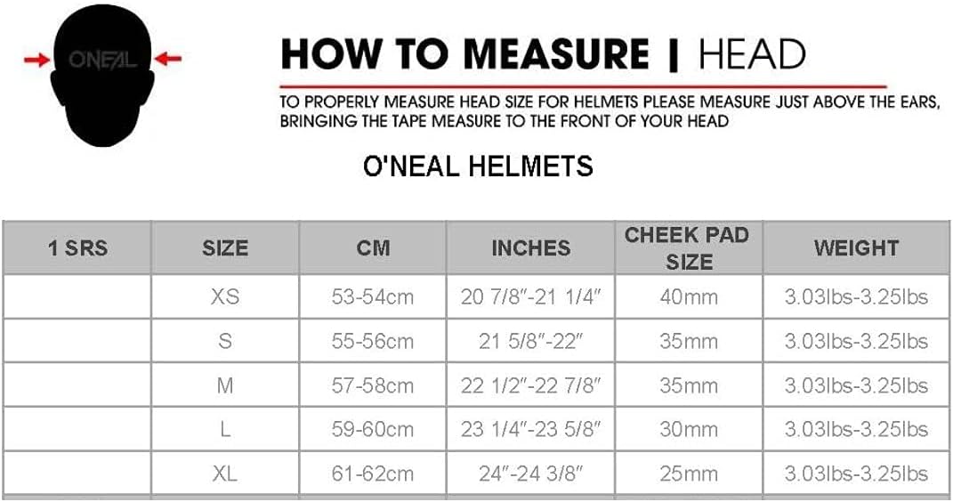 O’Neal 1SRS – Casco de motocross para adulto