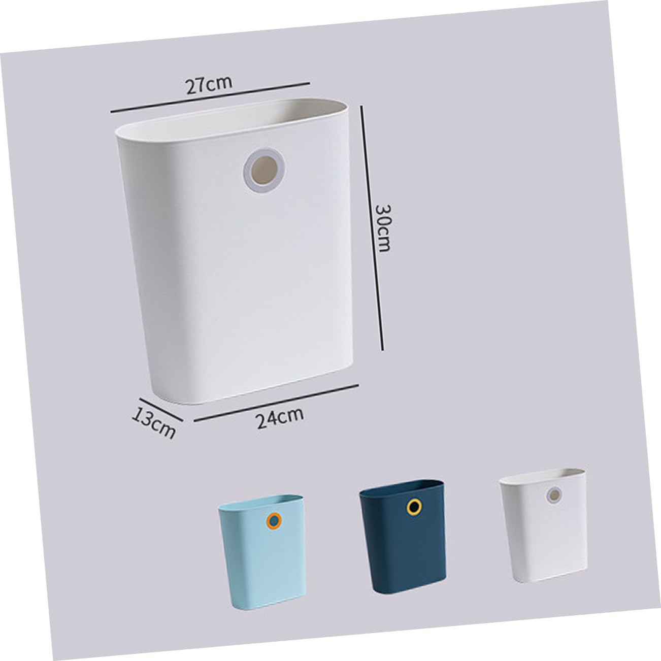 Alipis Estante de basura para puerta de gabinete, 1 contenedor de basura colgante, cubo de basura colgante, sin tapa, basurero colgante
