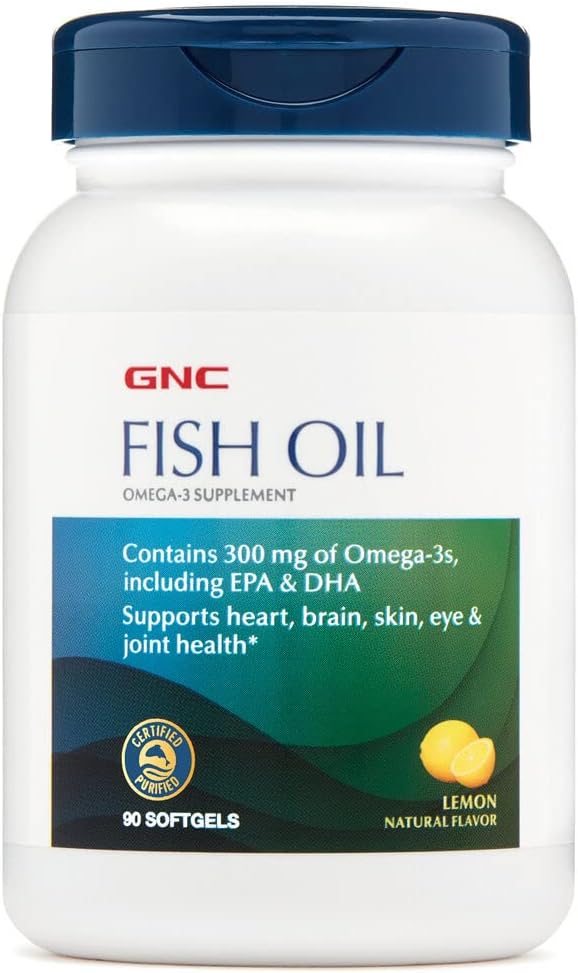 GNC Aceite de pescado 90 cápsulas blandas