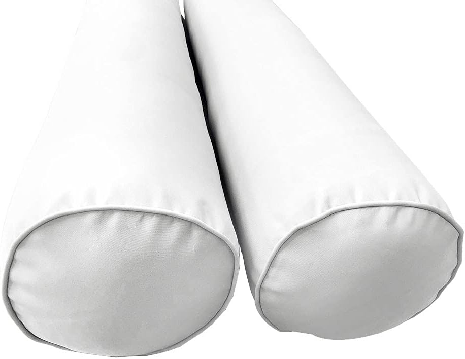 *Solo funda*-Estilo 5 Fundas de almohada para colchón de sofá cama al aire libre con ribete de tubería tamaño individual XL – AD106