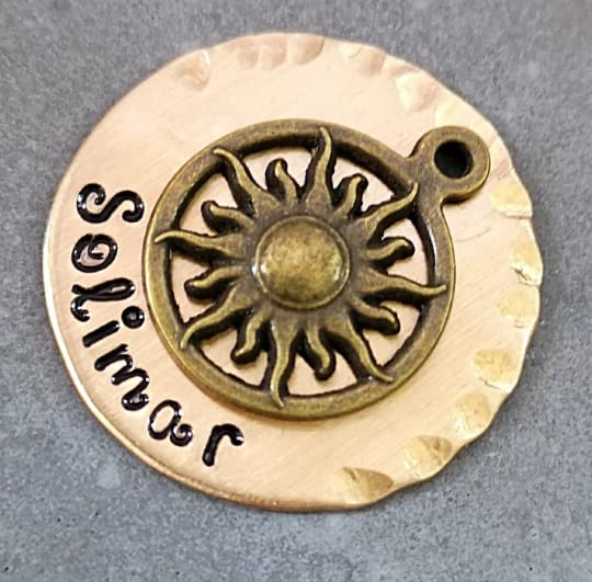 Sun Dog Tag, Pet ID Tag, Nature Pet Tag, Sunny Tag, Pet Tag, Dog Tags, Dog Tags for Dogs, Hand Stamped Tags, Pet Tag, Cat Tag (1.25″)
