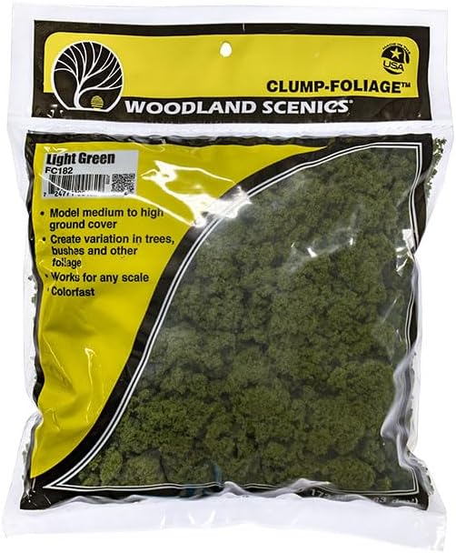 Woodland Scenics FOLLAJE CLUMP, VERDE CLARO