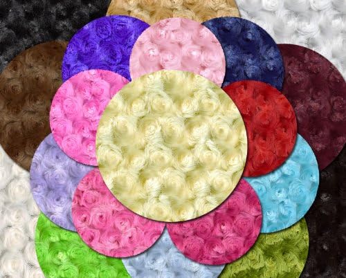 Minky Rosebud – Tela blanca de The Yard