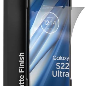 MagFlex – Protector de pantalla para Samsung Galaxy S22 Ultra mate (compatible con sensor de huellas dactilares) antirreflejos, flexible, a prueba MagFlex – Protector de pantalla para Samsung Galaxy S22 Ultra mate (compatible con sensor de huellas dactilares) antirreflejos, flexible, a prueba