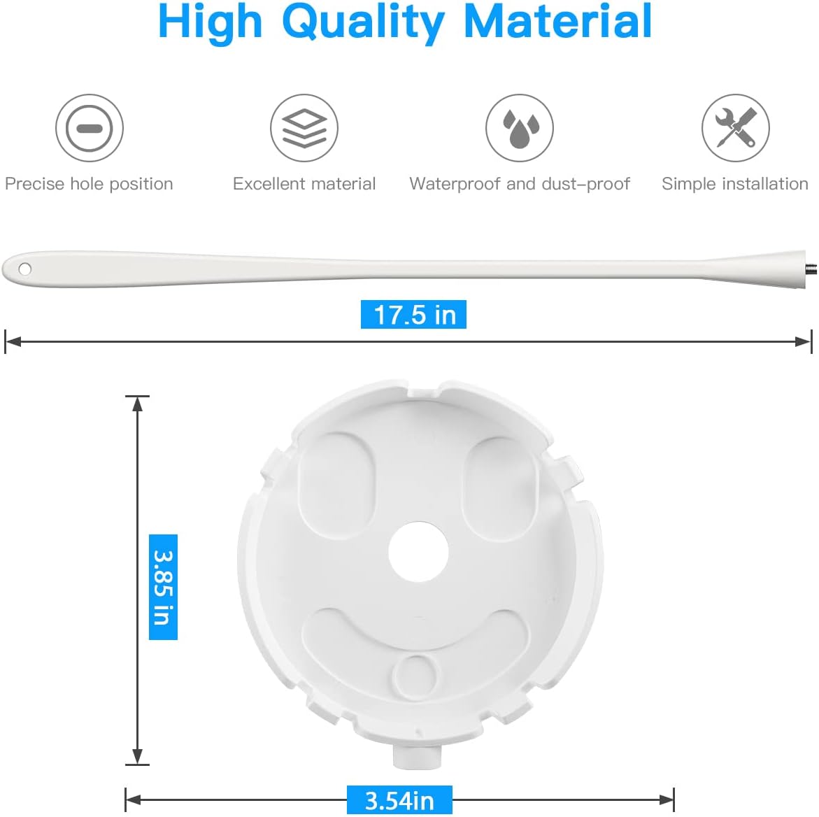 HOLACA Monitor de bebé Montaje flexible para cuna nannio Hero2 Hero3 Video Baby Monitor Philips Avent SCD84337 – Kit de montaje versátil giratorio