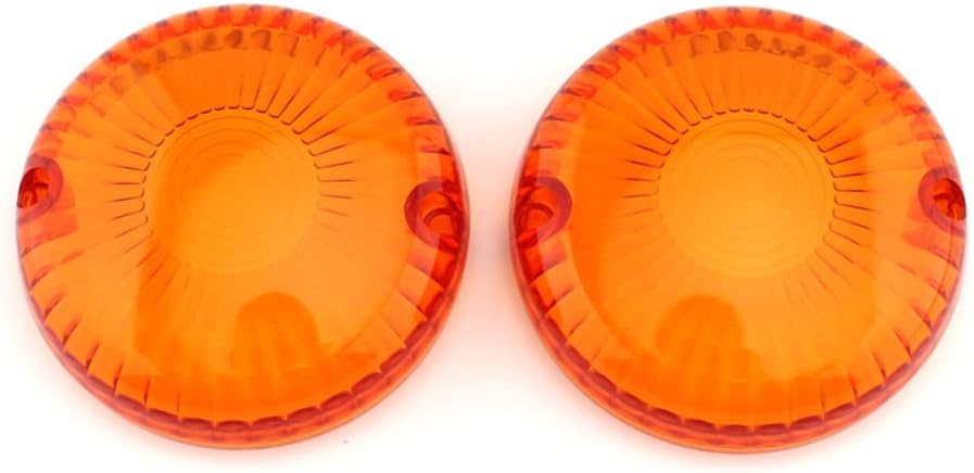 GZYF 2 piezas ámbar de luz de señal de giro cubierta indicador cubiertas biseles reemplazo para Yamaha V Star 650 1100 Royal Star Vmax Maxim Virago