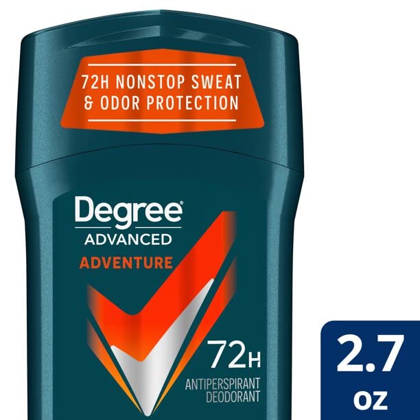 Degree Men Adventure Advanced Protection – Desodorante antitranspirante en barra, 2.7 onzas (paquete de 3)