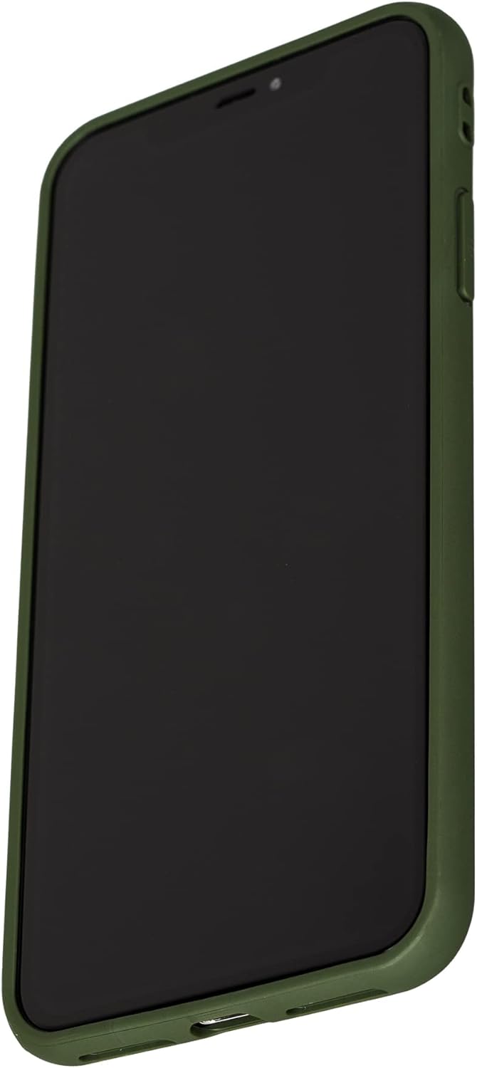 Funda mate para iPhone 11, protección completa contra caídas, a prueba de polvo, verde militar, verde bosque, cubierta delgada de color sólido,