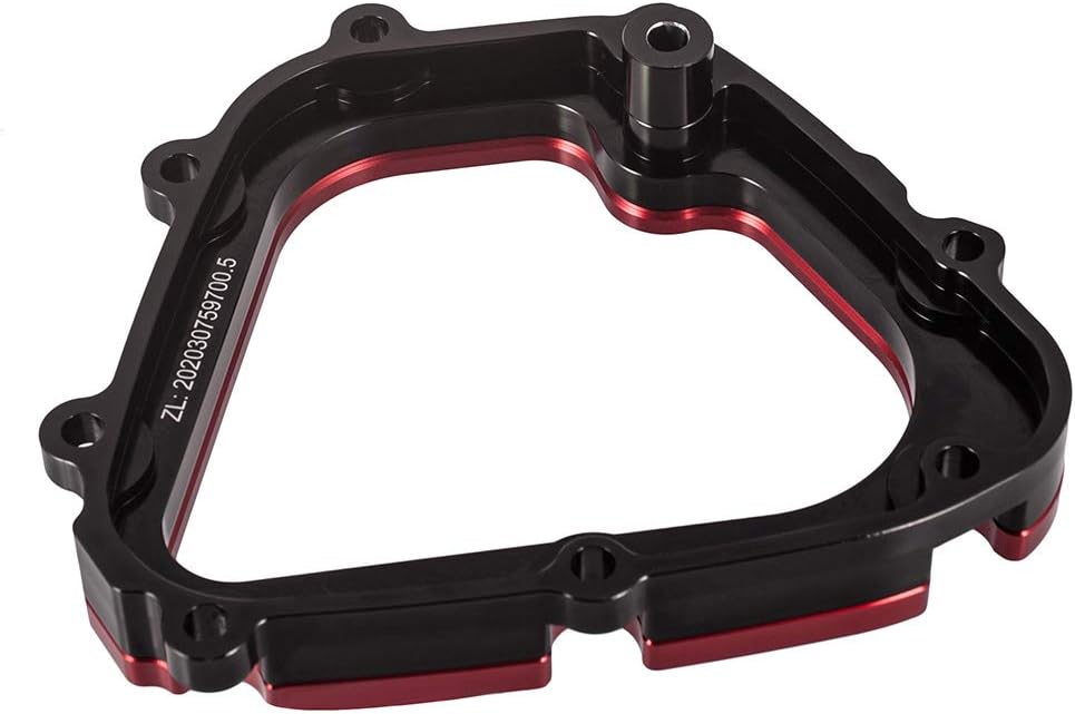 Pulso de motocicleta transparentecubierta de sincronización derecha caja del motor Accesorios de aluminio para MT09FZ09FJ09XSR900Tracer900GTNiken