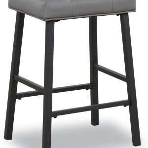 Taburetes de bar grises de 24 pulgadas, taburetes de altura de mostrador con asiento tapizado acolchado para desayuno, isla de cocina, bar en casa, Taburetes de bar grises de 24 pulgadas, taburetes de altura de mostrador con asiento tapizado acolchado para desayuno, isla de cocina, bar en casa,