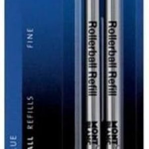 Montblanc(R) – Recambios, punta fina, color azul, paquete de 2 Montblanc(R) – Recambios, punta fina, color azul, paquete de 2