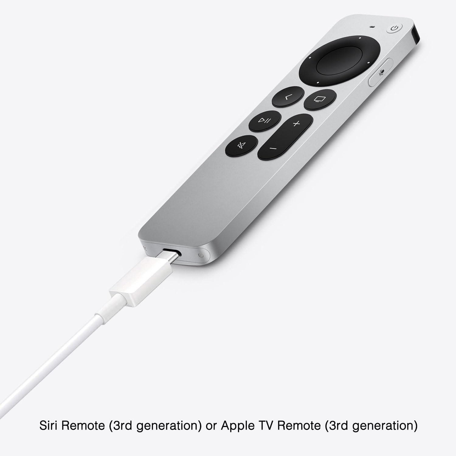 Cable de carga para control remoto Apple TV de 6 pies (3 generación), cable USB C a USB para Siri Remote (3 generación), cable de carga para control