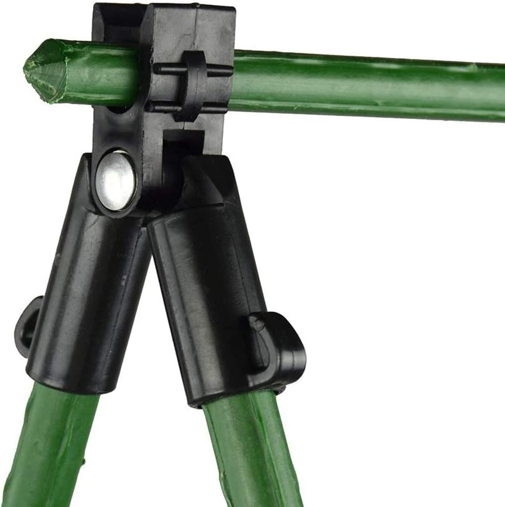 25 conectores de marco de invernadero de 0.63 pulgadas, accesorios de PVC para edificios, tubo de esquina de 3 vías y 4 vías, clips giratorios para
