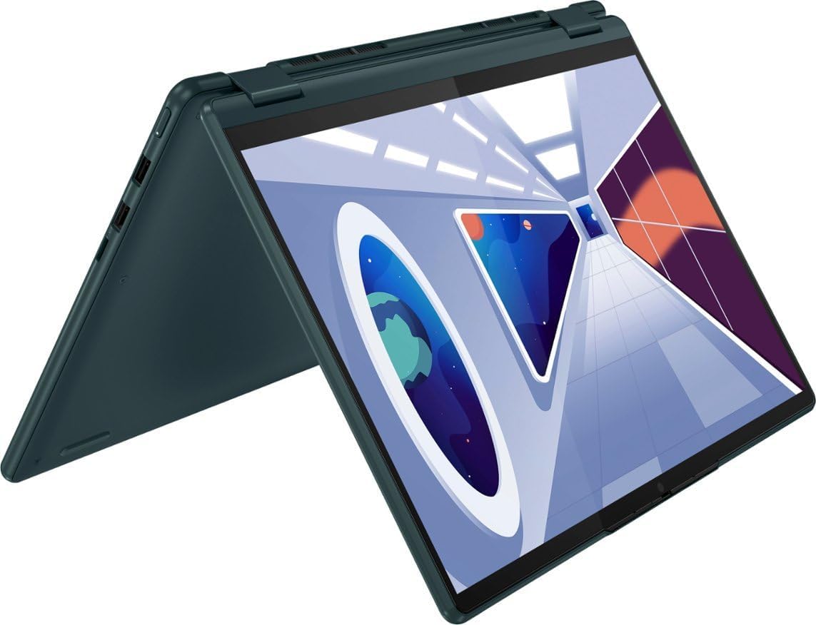 Lenovo Yoga 6 2023 Laptop 2 en 1 de 13.3 pulgadas 1920×1200 IPS Pantalla táctil de 6 núcleos AMD Ryzen 5 7530U 8GB RAM 2TB SSD AMD Radeon Graphics