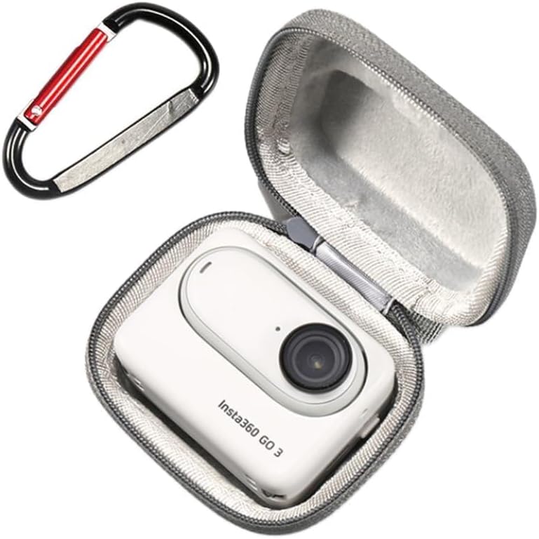 Coyktonty Bag Funda de transporte para Insta360 GO3, mini funda, GO 3 accesorios de funda protectora (gris)