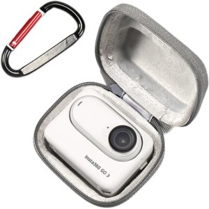 Coyktonty Bag Funda de transporte para Insta360 GO3, mini funda, GO 3 accesorios de funda protectora (gris) Coyktonty Bag Funda de transporte para Insta360 GO3, mini funda, GO 3 accesorios de funda protectora (gris)