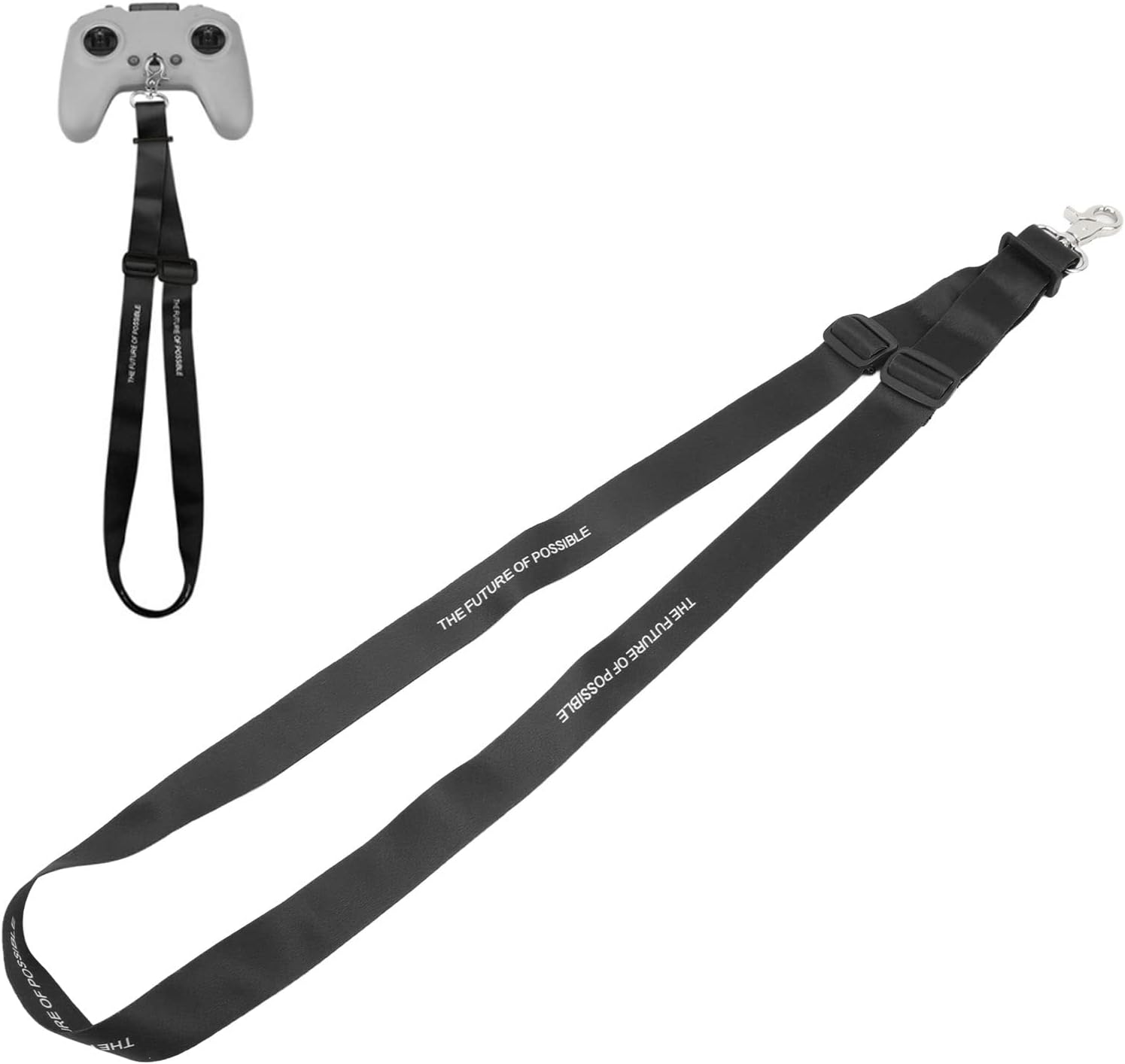 VBESTLIFE Correa para el cuello del acollador del control remoto de los drones, correa colgante de nylon con hebilla para control remoto FPV