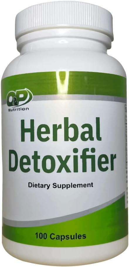 Desintoxicante a base de hierbas, apoyo para la salud del hígado y apoyo antioxidante  Fórmula desintoxicante con raíz de sello dorado, bardana,