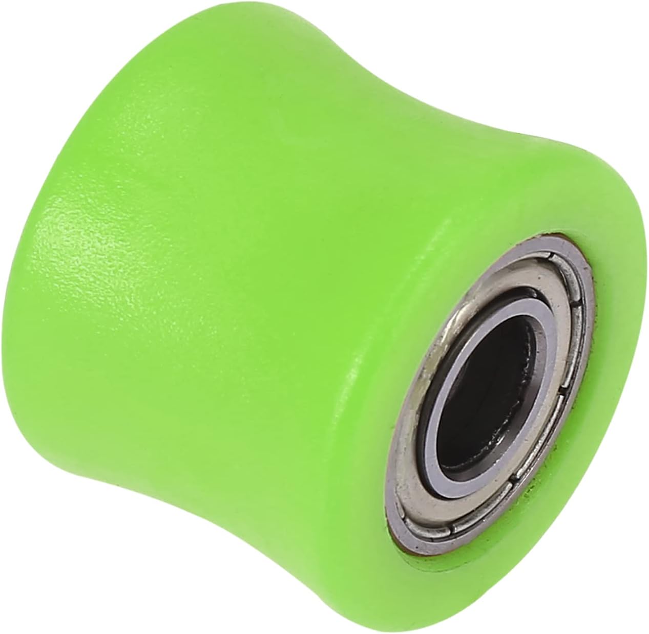 Motoforti 0.394 in agujero 1.063×1.299 in cadena rodillo polea deslizante tensor rueda guía verde para motocicleta ATV