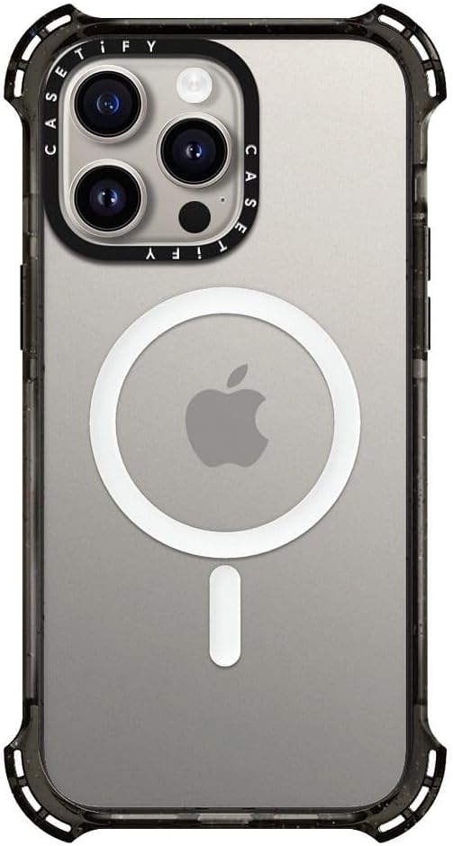 CASETiFY Funda Bounce para iPhone 15 Pro Max 6 veces probada contra caídas de grado militar, protección contra caídas de 21.3 piescompatible con