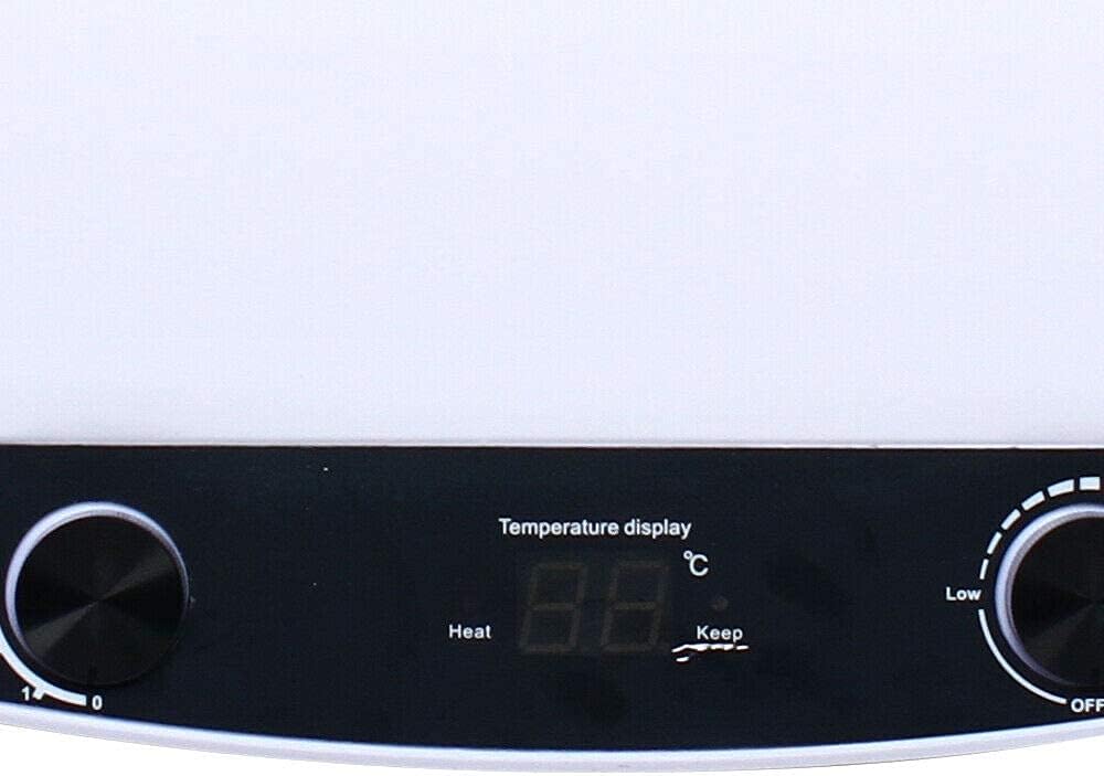 Calentador de agua caliente de tanque eléctrico, 50L80L100L120L, 110V, 2000W, 86.0-167.0 F IPX4, calentador de agua de ducha con enchufe a prueba de