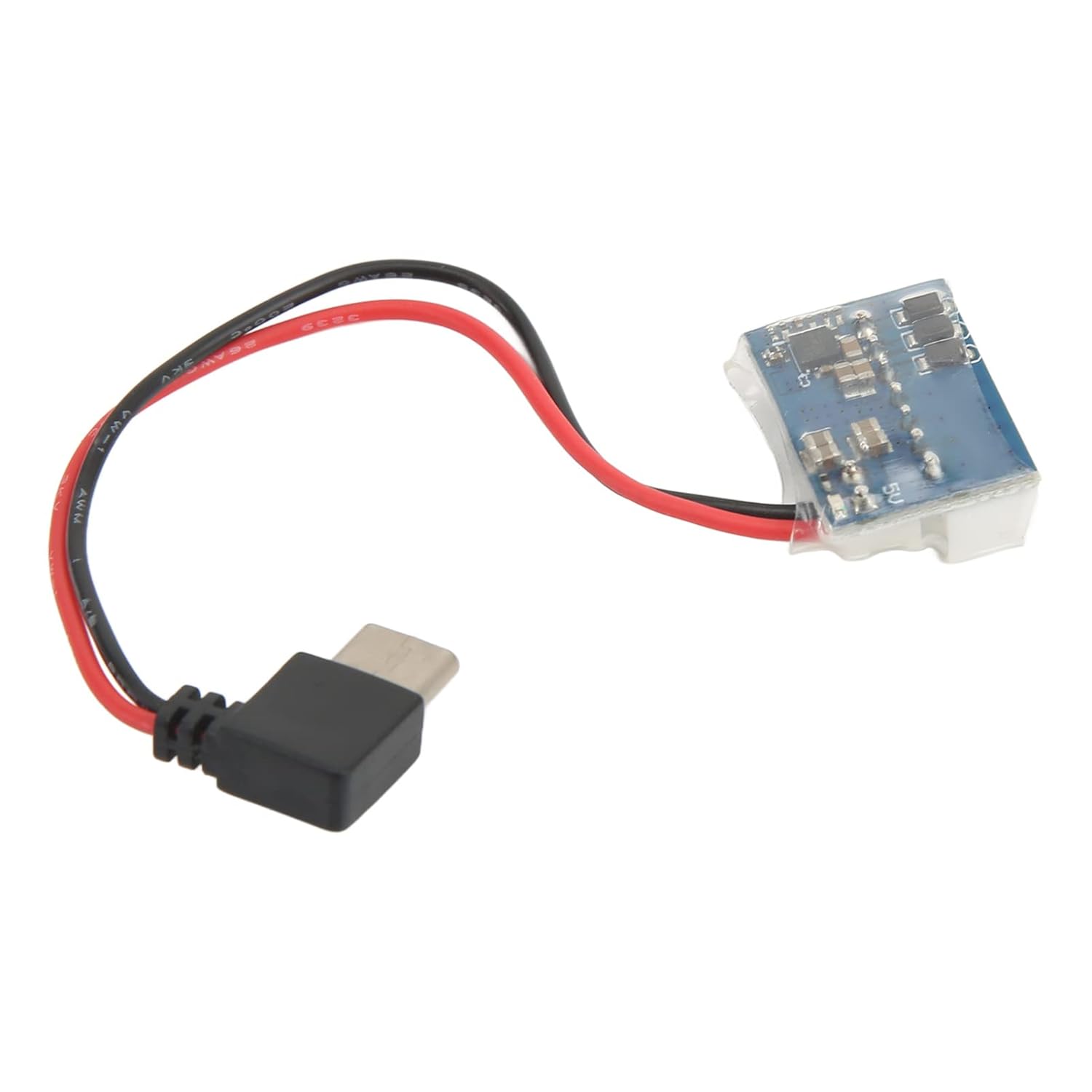 FPV Drone – Cable de carga para cámara tipo C a 5 V, actualizado a 90 grados para enchufe equilibrado, cable de alimentación duradero y seguro para