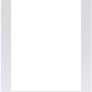 US Art Marcos de 22 x 30 pulgadas, tiza blanca plana de 1.25 pulgadas, acabado liso envuelto de madera compuesta para decoración de pared, marco de US Art Marcos de 22 x 30 pulgadas, tiza blanca plana de 1.25 pulgadas, acabado liso envuelto de madera compuesta para decoración de pared, marco de