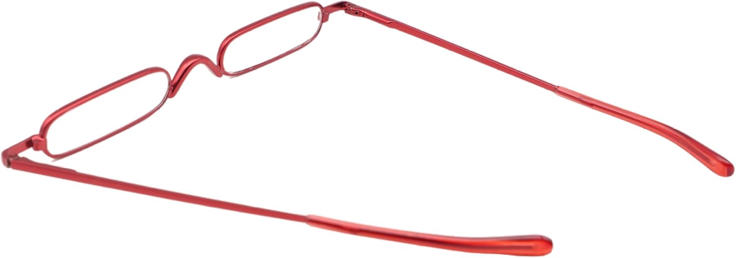 Mini lentes de lectura con bolígrafo delgado con estuche de clip portátil, lectores de bolsillo pequeño para hombres y mujeres