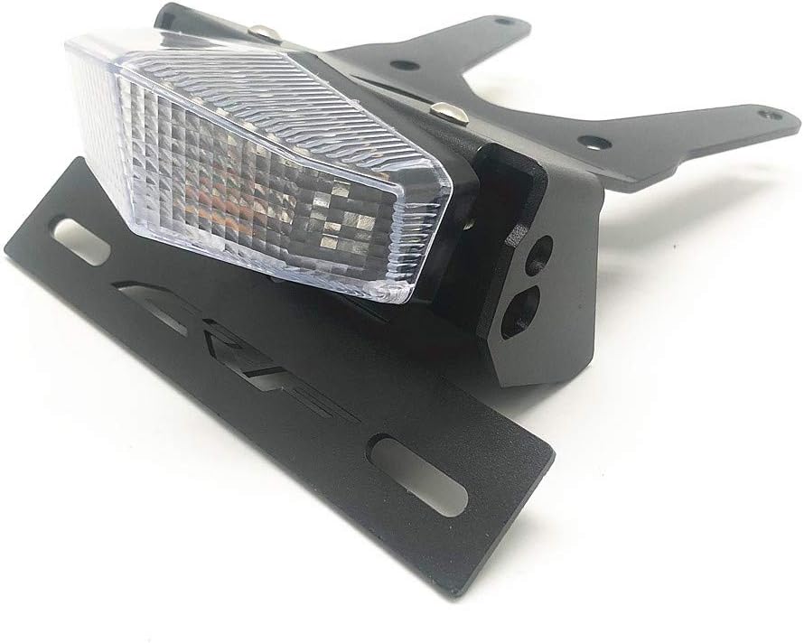 Kit eliminador de guardabarros trasero para luz de freno LED, soporte de placa de matrícula para CRF250L CRF 250L 2013-2019 (transparente)