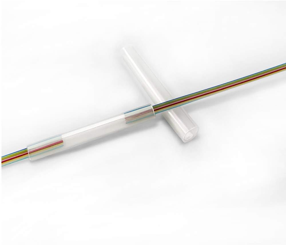 Manga de empalme de fusión de fibra óptica de masa de cinta de 1.575 pulgadas, tubo termorretráctil de empalme de fibra de cinta, miembro único de