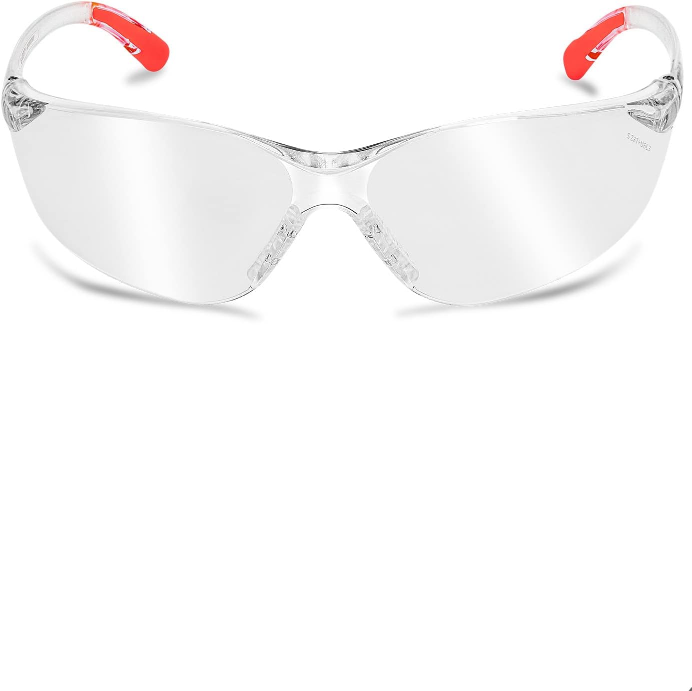 ProtectX Gafas de seguridad para hombres y mujeres, lentes de sol de seguridad con lentes antivaho resistentes a los arañazos, agarres