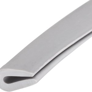 Moldes de borde (19.69 pies), 1 unidad, canal U de PVC para tira de sellado de borde de 0.020-0.059 in, para ventanas de puertas de casa, color gris Moldes de borde (19.69 pies), 1 unidad, canal U de PVC para tira de sellado de borde de 0.020-0.059 in, para ventanas de puertas de casa, color gris