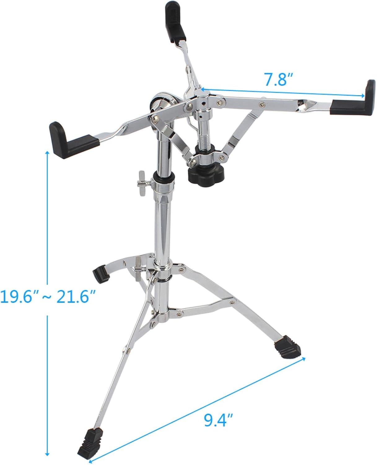CCTSA Soporte de batería ligero, trípode profesional de doble soporte para tambores de menos de 15 pulgadas, soporte de batería de práctica